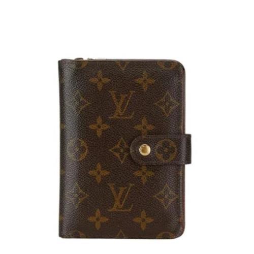 Pre-owned Plastic wallets Louis Vuitton Vintage , Brown , Heren