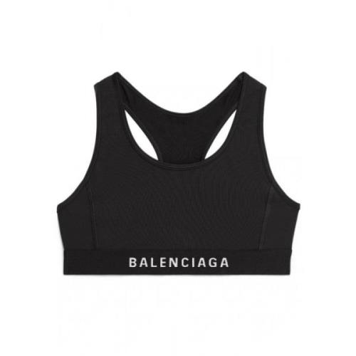 Sportbeha met logo band Balenciaga , Black , Dames