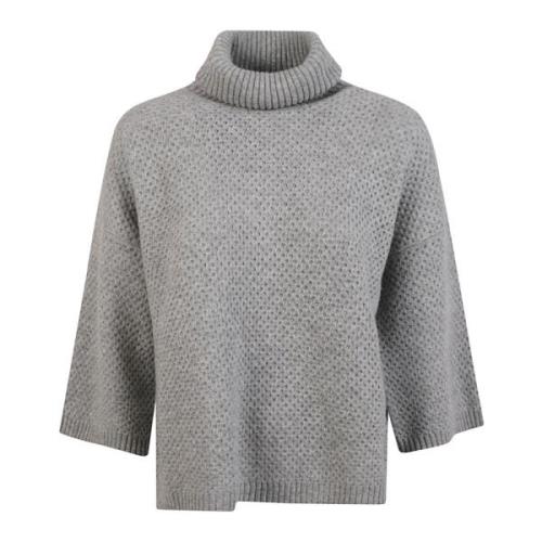 Stijlvolle Sweater Collectie Fabiana Filippi , Gray , Dames