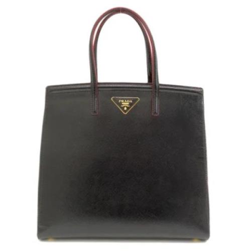 Pre-owned Leather prada-bags Prada Vintage , Black , Dames