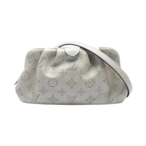 Pre-owned Leather louis-vuitton-bags Louis Vuitton Vintage , Gray , Da...