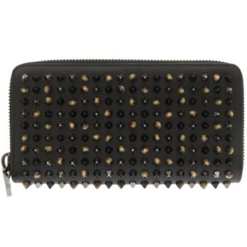 Pre-owned Leather wallets Christian Louboutin Pre-owned , Black , Dame...