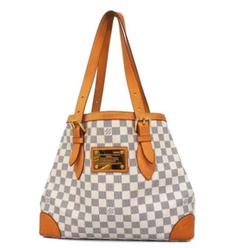 Pre-owned Fabric louis-vuitton-bags Louis Vuitton Vintage , White , Da...