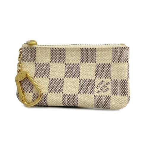 Pre-owned Fabric wallets Louis Vuitton Vintage , Beige , Dames