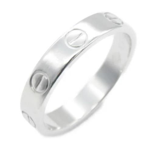 Pre-owned White Gold rings Cartier Vintage , Gray , Dames