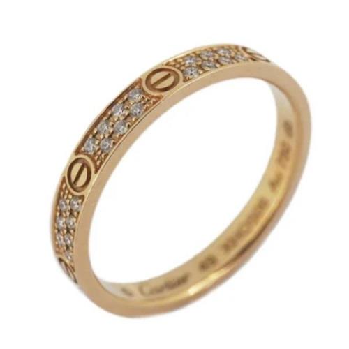 Pre-owned Rose Gold rings Cartier Vintage , Yellow , Dames