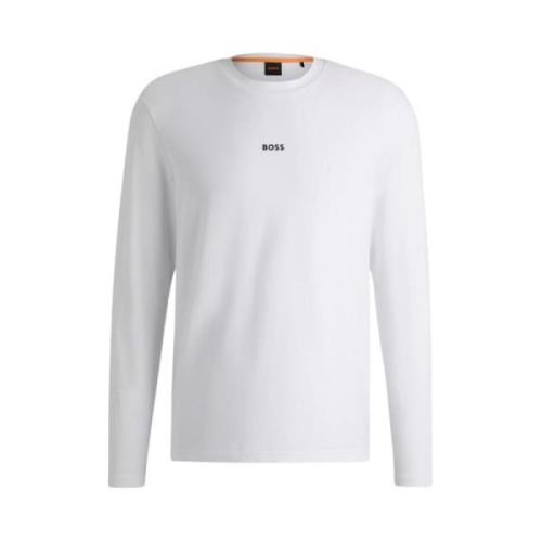 Stijlvol T-shirt voor mannen Boss Orange , White , Heren