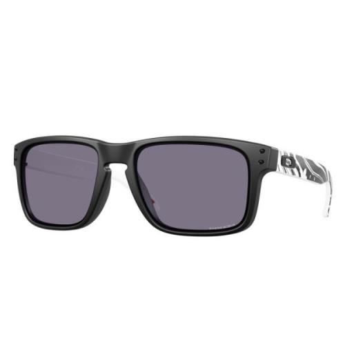 Mat Zwart Zonnebril met Prizm Grijze Lenzen Oakley , Black , Unisex