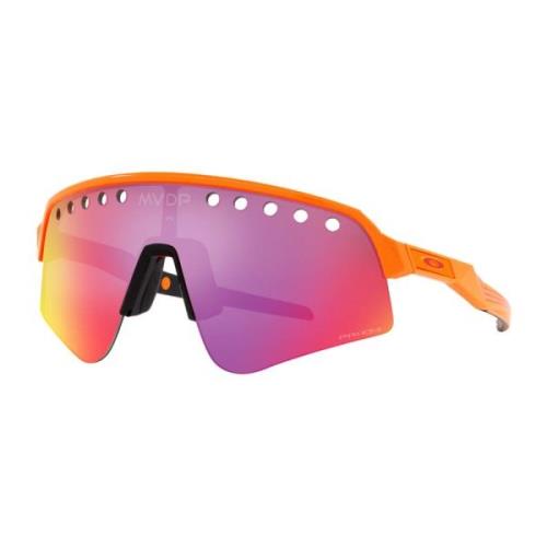 Prizm Road Lite Sweep Zonnebril Oakley , Orange , Unisex