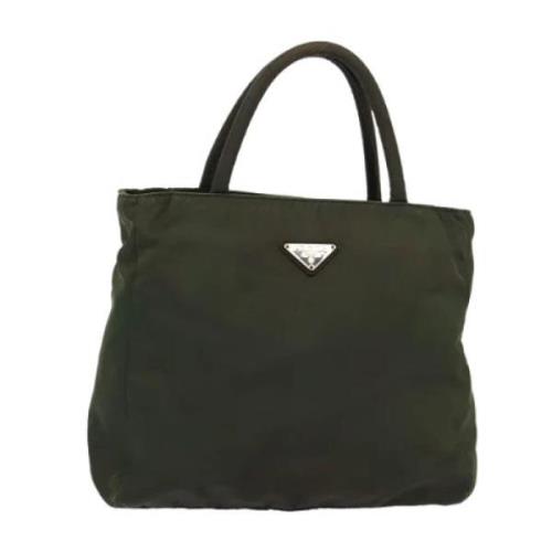 Pre-owned Nylon handbags Prada Vintage , Green , Dames