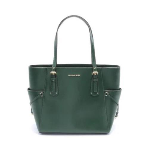 Pre-owned Leather handbags Michael Kors Pre-owned , Green , Dames