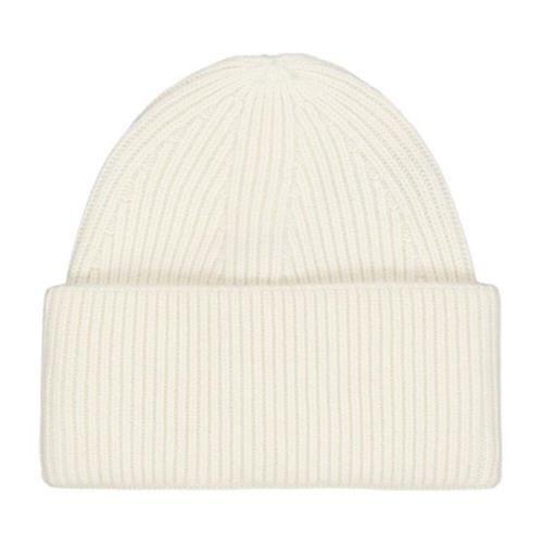 Pure Cashmere Beanie Hat Laneus , Beige , Dames