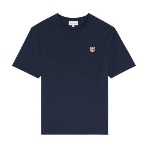 Fox Head Patch T-shirt Maison Kitsuné , Blue , Heren