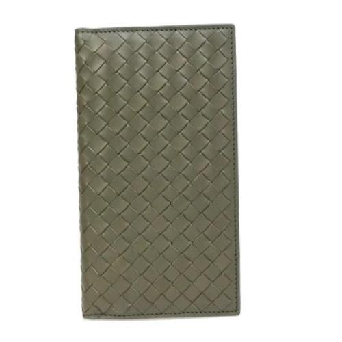 Pre-owned Leather wallets Bottega Veneta Vintage , Green , Dames