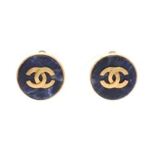 Pre-owned Metal chanel-jewelry Chanel Vintage , Blue , Dames