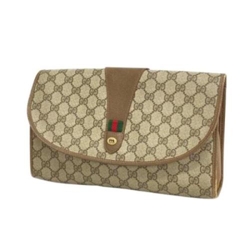 Pre-owned Plastic gucci-bags Gucci Vintage , Brown , Dames