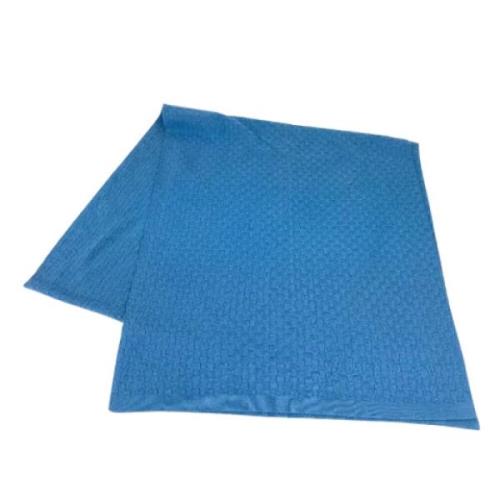 Pre-owned Fabric scarves Louis Vuitton Vintage , Blue , Heren