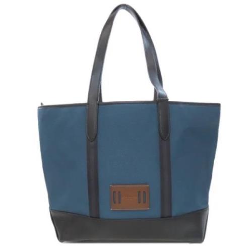 Pre-owned Canvas shoulder-bags Coach Pre-owned , Blue , Dames