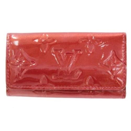 Pre-owned Fabric key-holders Louis Vuitton Vintage , Red , Dames