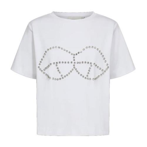 Witte Muse Top & T-Shirt met Similisten Copenhagen Muse , White , Dame...