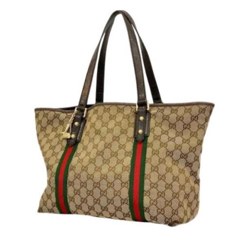 Pre-owned Canvas gucci-bags Gucci Vintage , Brown , Dames