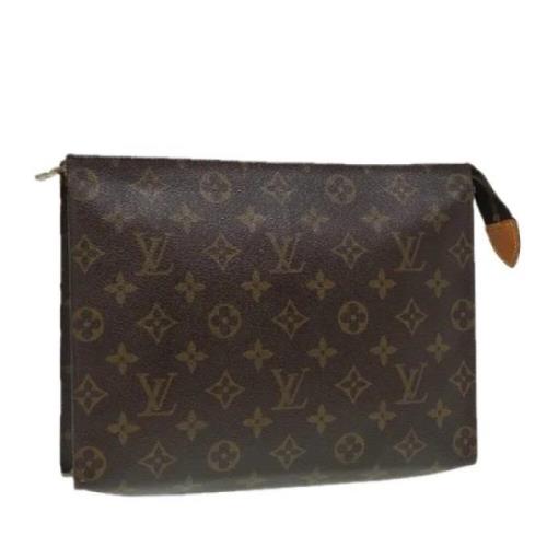 Pre-owned Canvas pouches Louis Vuitton Vintage , Brown , Dames