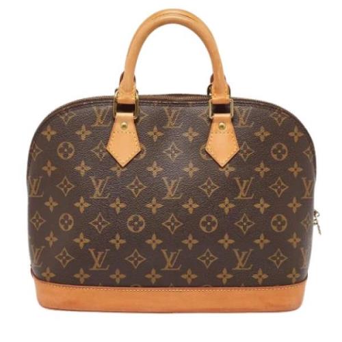 Pre-owned Canvas louis-vuitton-bags Louis Vuitton Vintage , Brown , Da...