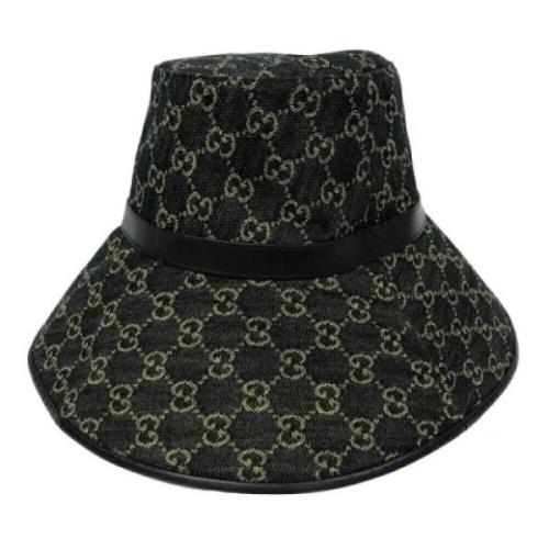 Pre-owned Denim hats Gucci Vintage , Black , Dames