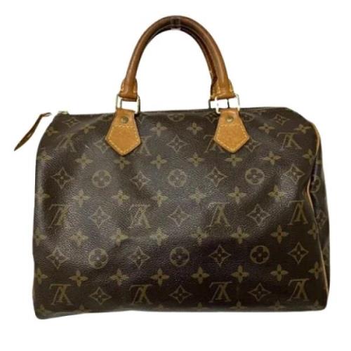 Pre-owned Fabric louis-vuitton-bags Louis Vuitton Vintage , Brown , Da...