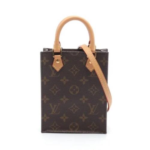 Pre-owned Leather louis-vuitton-bags Louis Vuitton Vintage , Brown , D...