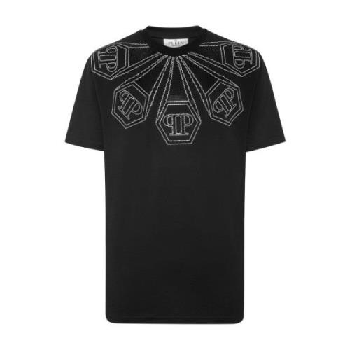 Uniek heren T-shirt voor casual stijl Philipp Plein , Black , Heren