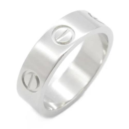 Pre-owned Platinum rings Cartier Vintage , Gray , Unisex