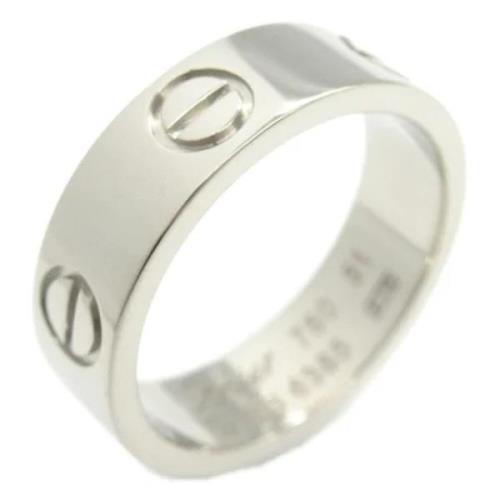 Pre-owned White Gold rings Cartier Vintage , Gray , Unisex