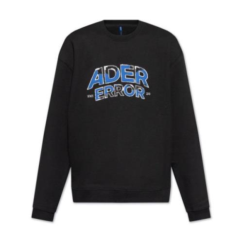 Sweatshirt met logo Ader Error , Black , Unisex