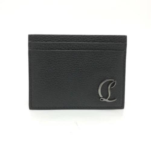 Pre-owned Leather home-office Christian Louboutin Pre-owned , Black , ...