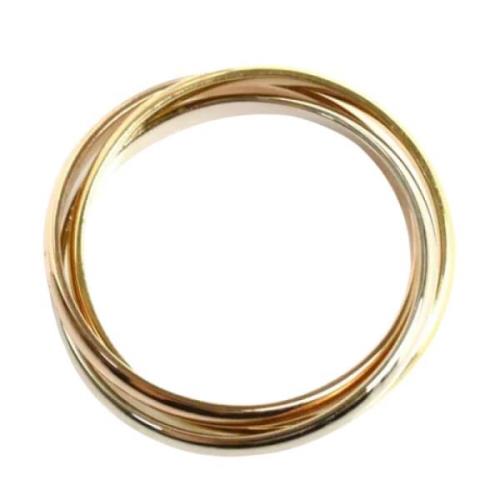 Pre-owned Rose Gold rings Cartier Vintage , Yellow , Dames