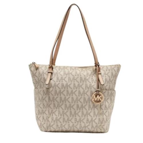 Pre-owned Canvas handbags Michael Kors Pre-owned , White , Dames