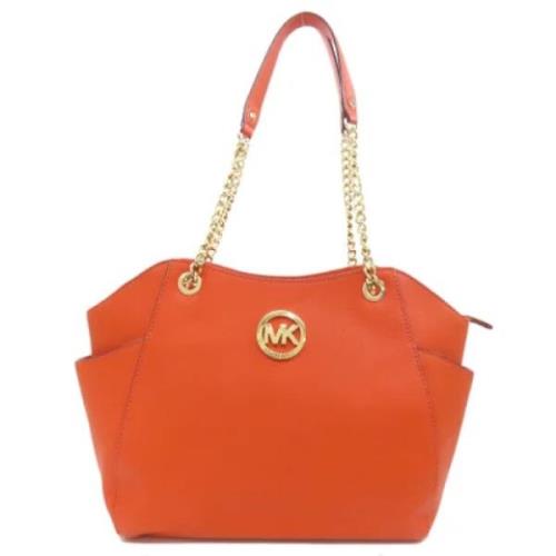 Pre-owned Plastic shoulder-bags Michael Kors Pre-owned , Orange , Dame...