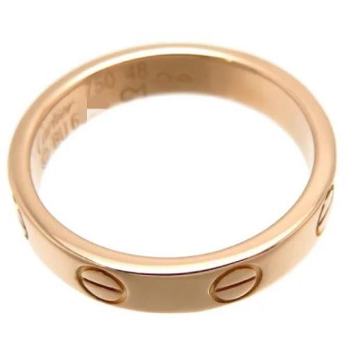 Pre-owned Rose Gold rings Cartier Vintage , Yellow , Dames