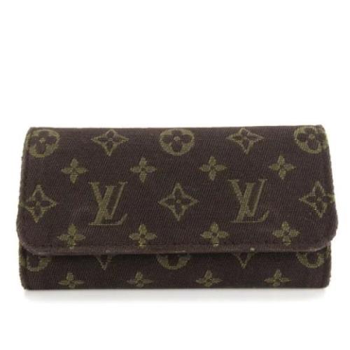 Pre-owned Fabric key-holders Louis Vuitton Vintage , Brown , Dames