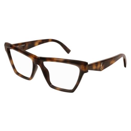 Klassieke Zwarte Leren Schoudertas Saint Laurent , Brown , Unisex