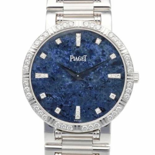 Pre-owned White Gold watches Piaget Pre-owned , Blue , Heren