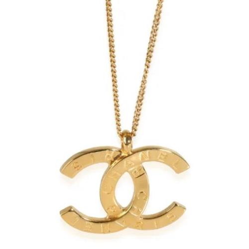 Pre-owned Yellow Gold necklaces Chanel Vintage , Yellow , Dames