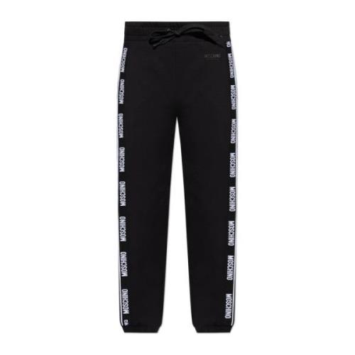 Sweatpants uit de ondergoedlijn Moschino , Black , Heren