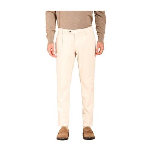 Gabardine chino broek regular fit Mason's , Beige , Heren