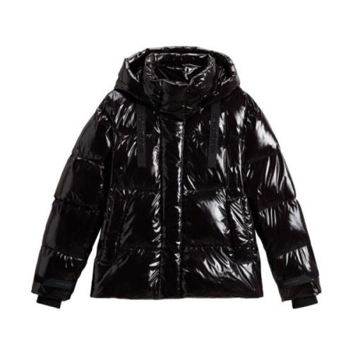 Zwarte Parka voor Vrouwen Aw24 Woolrich , Black , Dames