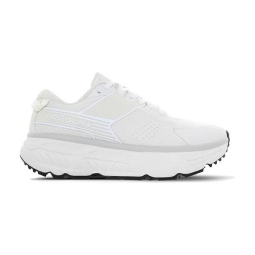 Nylon en rubber sneakers Fessura , White , Dames