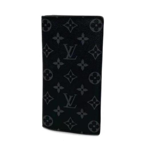 Pre-owned Fabric wallets Louis Vuitton Vintage , Black , Heren