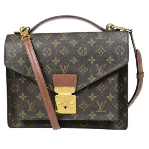 Pre-owned Canvas louis-vuitton-bags Louis Vuitton Vintage , Brown , Da...