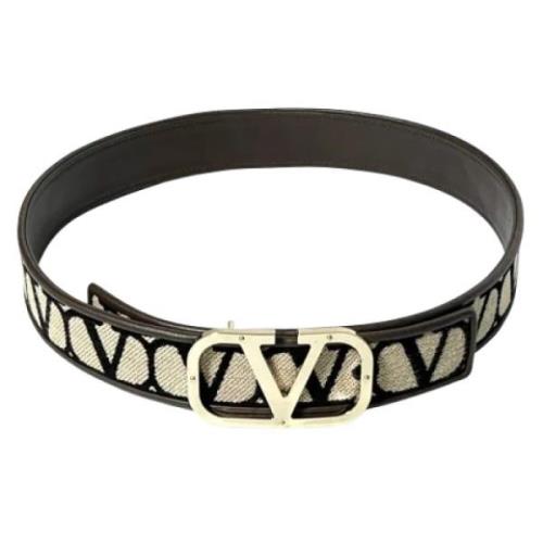 Pre-owned Leather belts Valentino Vintage , Brown , Dames